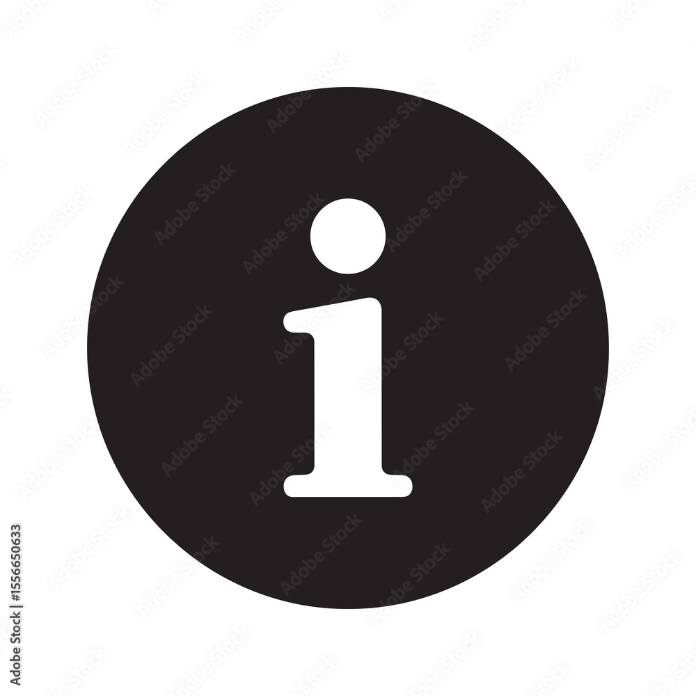 Poster information symbol for help support details about faq section guide assistance knowledge base notice