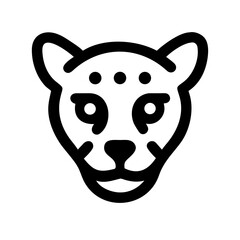 Naklejka premium jaguar icon