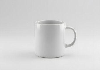 Blank White Ceramic Coffee Mug Empty white ceramic
