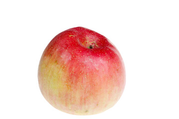 Apples on a white background
