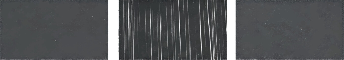 Distressed Film Texture. Grunge Overlay Set. Vector pack with heavy dust, grain, and scratch effects for creating a vintage analog photo look.