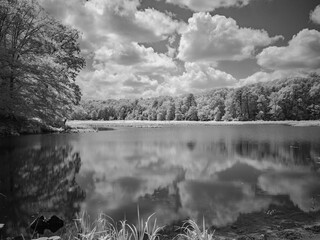 Infrared of Lake