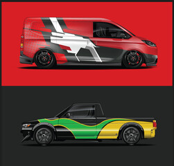Custom Car Wraps Design for Van and Pickup Truck