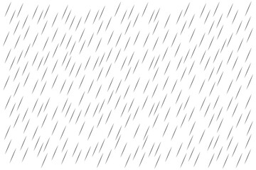 Rain vector illustration with water droplets falling from cloudy sky, flat weather concept, seamless and repeating background pattern for creative use in decor, kids books, and textile prints
