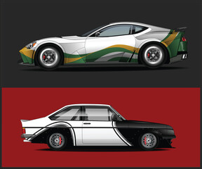 Custom Car Wraps for Racing Sport Cars Two