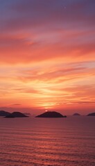 Peaceful Island at Dusk