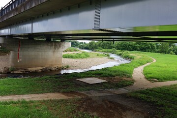 June 28, 2025, Morioka, Iwate Prefecture, Japan.View of the Kitakami River and downtown area.