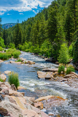 Vista view of Big Thompson River