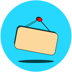 Clean blank signboard for 'We Are Hiring' announcements. Ideal for job vacancies, recruitment, and career opportunities. Customizable space for your message. Modern vector illustration.