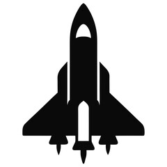 rocket on a white background
