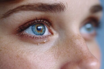 Obraz premium Introspective Business Woman In Corporate Office