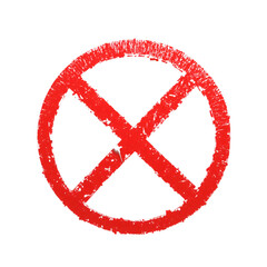 Obraz premium no entry sign