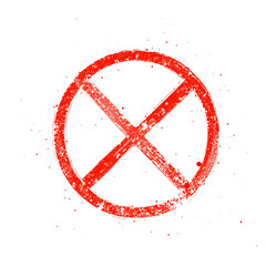 Obraz premium no entry sign