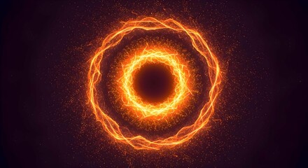 A transformative swirl of ideas in a powerful, ethereal vortex of light, symbolizing the dynamic and creative power of business innovation.