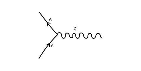 Primitive Vertex of the Feynman Diagram in Physics.