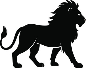 Jungle Animal Silhouette Bundle, Lion, Elephant, Giraffe, Monkey, Zebra, and Wildlife Vector Set