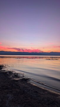 Bear Lake Utah Pink Summer Sunset 
