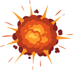 Cartoon Bomb Explosion