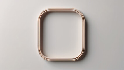 Obraz premium Elegant Rose Gold Frame Mockup