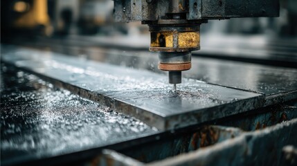 Metal cutting machine industrial manufacturing