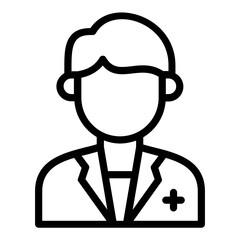 doctor avatar icon line