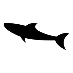 Fish vector silhouette , clip art, and symbol. Shilhouette of  fish concept and simple design