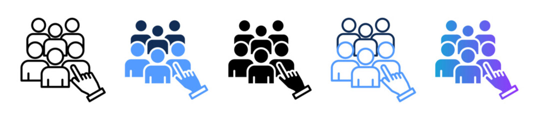 Candidate Selection multiple icon