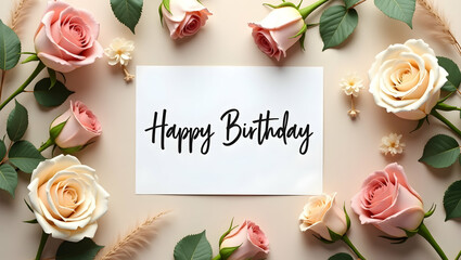 Happy Birthday Roses