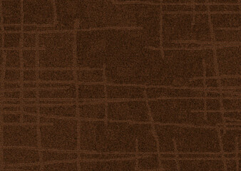 striped carpet tiles with a fine pattern in dark brown color for the floors of hotel buildings and...