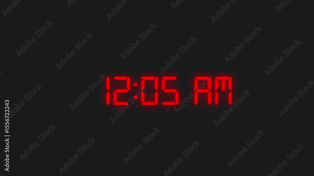 Poster countdown animation, 10 seconds displays a timer counting down minutes and seconds.