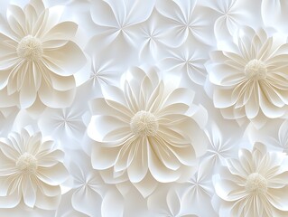 Elegant white flowers background, a stunning artistic floral arrangement