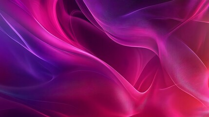 Obraz premium Abstract Pink Purple Flowing Waves.