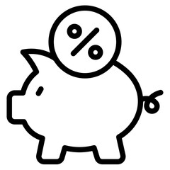 Loan deposit in vector illustration