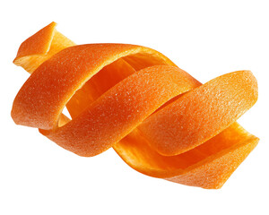 Swirl of orange peel