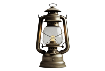 白バックにランタンの切り抜き