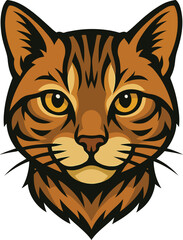 vector illustration of a cat