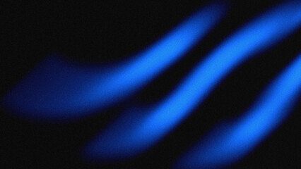 Abstract design with glowing neon blue gradients on a dark background, creating a futuristic and energetic effect. Perfect for technology or concerts.