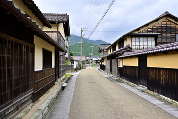 生野鉱山　鉱山町の町並