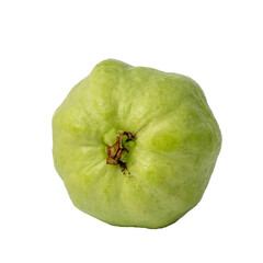 The High-resolution fruit photo of guava with a 45MP camera. isolate on white