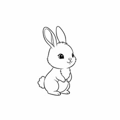 Obraz premium easter bunny with egg