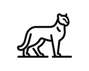 cougar symbol for branding use