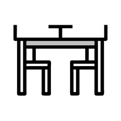 Minimalist gray line against a solid White Background space