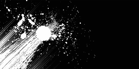 Abstract speed lines style blue color halftone banner design template.Dots halftone white blue color pattern gradient grunge texture background. Dots pop art comics sport style white and black