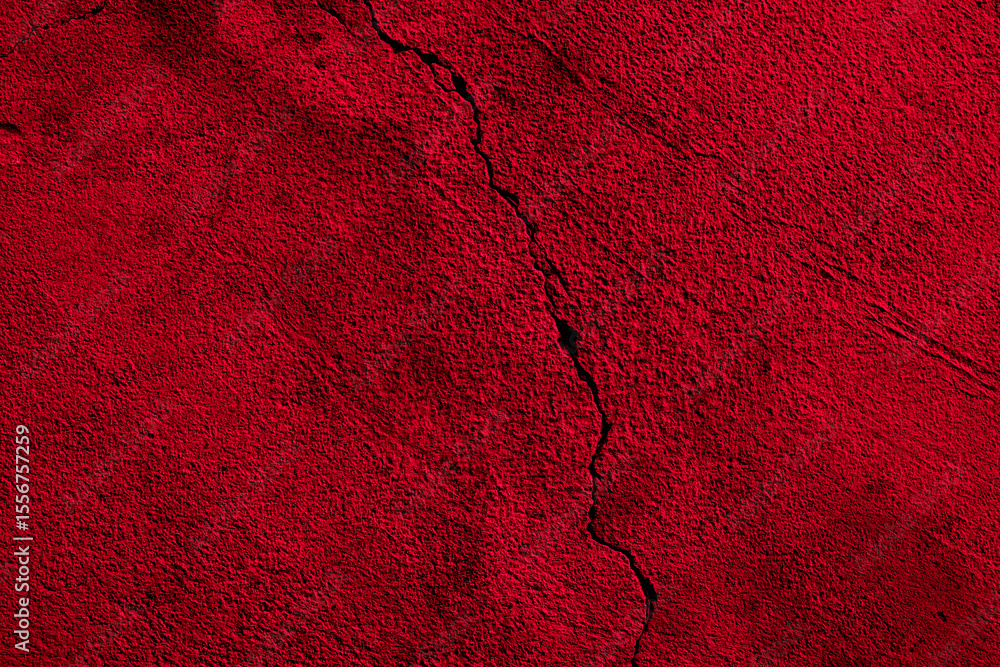 Poster Old wall texture cement black red  background abstract dark color design are light with white gradient background.