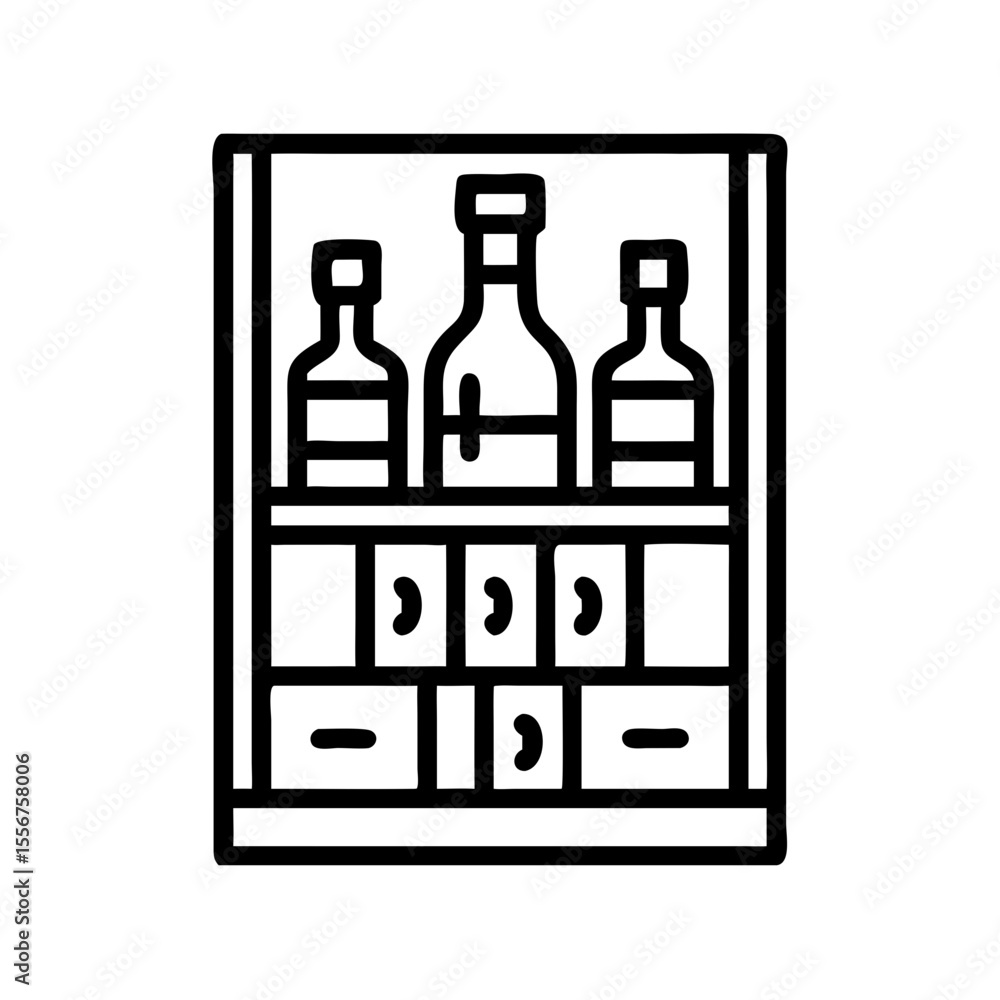 Poster abstract white background emphasizing darkness and minimalistic design principles