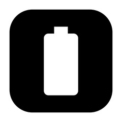 Battery icon representing battery functionality on mobile devices.