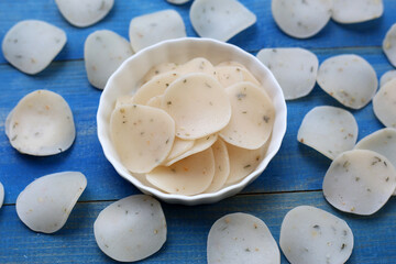 Vietnam prawn crackers, uncooked prawn cracker