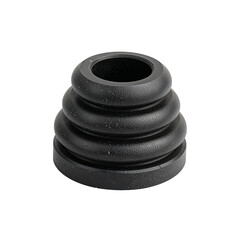 Rubber axle loading boot in black color for automotive applications  