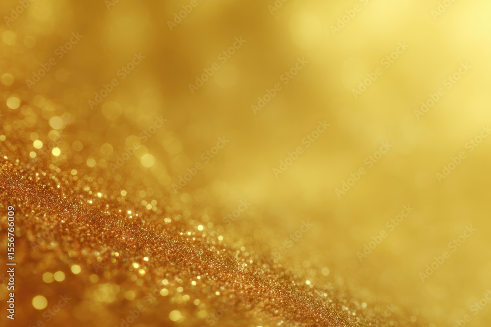 Wall mural gradient gold background with shimmer effect