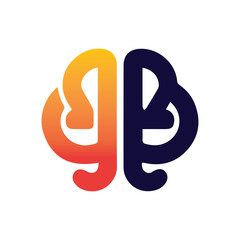 Brain Logo Vector Art  Icons  and Graphics